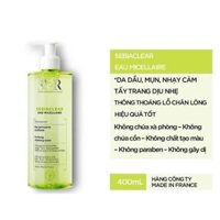 Nước tẩy trang 𝐒𝐕𝐑 𝐒𝐞𝐛𝐢𝐚𝐜𝐥𝐞𝐚𝐫 400ml(hàng chính hang-mâu mới)