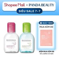 Nước Tẩy Trang Bioderma 100ml Cho Da Dầu Mụn Sebium, Da Nhạy Cảm Sensibio H2O Pháp