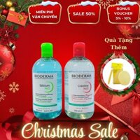 Nước Tẩy Trang Bioderma 500ml Cho Da Dầu Mụn, Nhạy Cảm