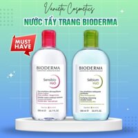 Nước Tẩy Trang Bioderma Cho Da Dầu Mụn, Da Nhạy Cảm Sensibio H2O Dung Tích 100ml - 250ml - 500ml