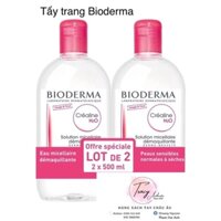 Nước tẩy trang Bioderma màu hồng 500ml