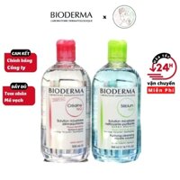 Nước Tẩy Trang Bioderma Nắp xanh /Nắp đỏ 500ml x YOON BEAUTIE