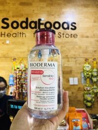 Nước tẩy trang Bioderma nắp nhấn Hồng -Da thường, khô, nhạy cảm 500ml