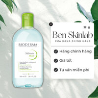 Nước tẩy trang Bioderma Sebium H2O 500ml loại bỏ bụi bẩn, không gây khô da phù hợp mọi loại da  - Ben Skinlab