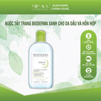 Nước tẩy trang Bioderma xanh Micellar Sebium H2O cho da dầu mụn 250ml/ 500ml