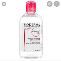 Nước tẩy trang bioderma créaline H20 Pháp nắp ấn hồng