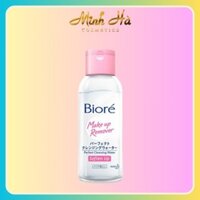 Nước tẩy trang Biore Perfect Cleansing Water Soften Up 90ml dưỡng ẩm dành cho da thường và da khô