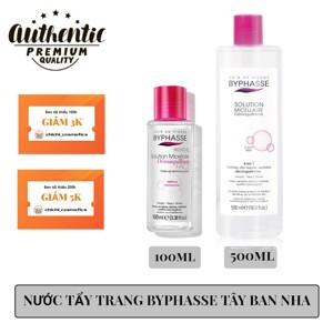 Nước tẩy trang Byphasse Solution Micellaire Face 500ml