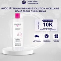 Nước Tẩy Trang Byphasse Micellar Make-up Remover Solution Micellaire Hồng 500ml Chính Hãng - Tẩy Sạch Hiệu Quả An Toàn