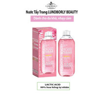 Nước Tẩy Trang cho da khô Rose (Hoa Hồng) - LUNDBORLY BEAUTY Micellar Cleansing Water 400ml