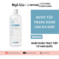 Nước Tẩy Trang Cho Da Khô Pretty Skin HyaluRonic Cleansing Water 600ml