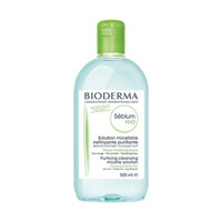 Nước Tẩy Trang Cho Da Nhờn Nhạy Cảm Bioderma Sebium Xanh 500ml