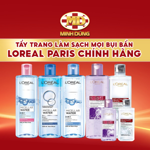 Nước Tẩy trang cho mọi loại da L'Oreal Paris 3-in-1 Micellar Water 400ml