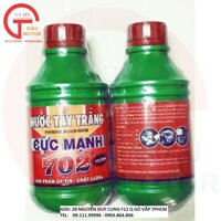 NƯỚC TẨY TRẮNG CỰC MẠNH 702 - CHAI 500ML (VỆ SINH LỐC MÁY, ĐẦU BÒ XE, BÌNH XĂNG,..)