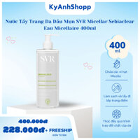 Nước Tẩy Trang Da Dầu Mụn SVR Micellar Sebiaclear Eau Micellaire 400ml