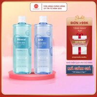 Nước tẩy trang da dầu mụn Nature Republic Good Skin Cleansing Water AHA - Mineral 500ml chính hãng