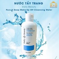 Nước tẩy trang Daily Beauty Pure & Deep Make-up Off Cleansing Water