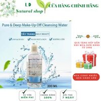 Nước tẩy trang Daily Beauty 200ml Hanny Beauty cho da dầu, da nhạy cảm Pure & Deep Make-up Off Cleansing Water