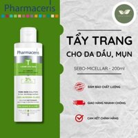 Nước tẩy trang dành cho da dầu, mụn Pharmaceris SEBO-MICELLAR 200ml