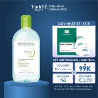 Nước tẩy trang dành cho da dầu, da mụn BIODERMA Sébium H2O 500ml