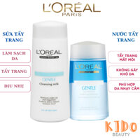 Nước Tẩy Trang Dành Cho Mắt Và Môi LOreal Gentle Lip & Eye Make Up Remover 125ml - Sữa tẩy trang L'oreal 200ml