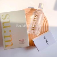 Nước Tẩy Trang Dịu Nhẹ SUM37 Skin Saver Essential Pure Cleansing Water 400ml + tặng bông tẩy trang 40 miếng