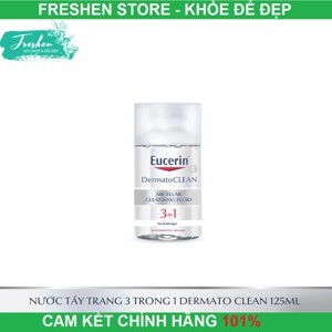 Nước tẩy trang Eucerin dermato clean micellar cleansing fluid 3in1
