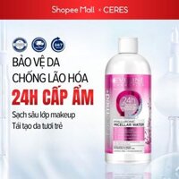 Nước Tẩy Trang Eveline 24h Dành Cho Mọi Loại Da Nhạy Cảm Dầu Mụn