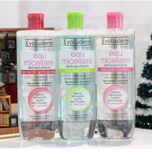 Nước tẩy trang Evoluderm Micellar Cleansing Water 500ml