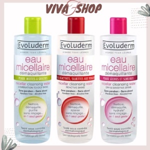 Nước tẩy trang Evoluderm Micellar Cleansing Water 500ml