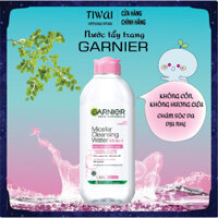 Nước tẩy trang Ganier làm sạch dịu nhẹ cho mọi loại da kể cả da nhạy cảm - Garnier Micellar Cleansing Water 400ml