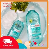 Nước Tẩy Trang Garnier 400ml Dành Cho Da Dầu Và Mụn Màu Xanh Dương