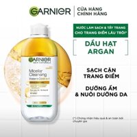 Nước Tẩy Trang Garnier Làm Sạch Sâu Lớp Trang Điểm Micellar Oil-Infused Cleansing Water For All Skin Types 400ml