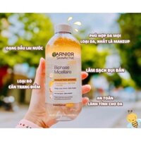 Nước Tẩy Trang Garnier Cleansing water 400ml Micellar Vitamin C All in one Salicilic BHA Water in Oil đủ màu mọi loại da
