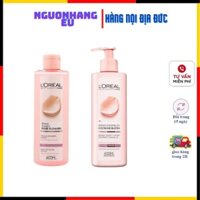 Nước tẩy trang hoa hồng Loreal Pháp 400ml | Sữa Rửa Mặt Loreal dành cho da khô và da nhạy cảm