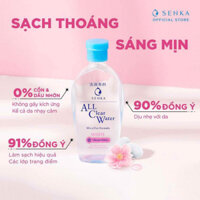 Nước Tẩy Trang Không Cồn Dưỡng Trắng Da Chiết Xuất Hoa Anh Đào Senka All Clear Water Micellar Formula - White 230ml