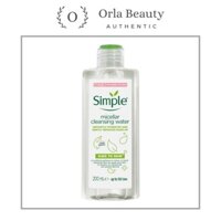 Nước Tẩy Trang Không Cồn Simple Kind To Skin Micellar Cleansing Water 200ml