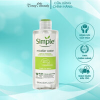 Nước Tẩy Trang Không Cồn Simple Kind To Skin Micellar Cleansing Water 200ml