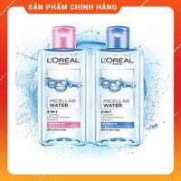 Nước tẩy trang làm sạch cho da dầu, da khô Loreal - L'Oreal Paris 3-in-1 Micellar Water 400ml