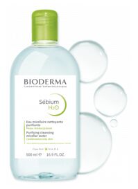 Nước tẩy trang làm sạch dành cho da hỗn hợp, da dầu, da mụn - Sebium H2O Bioderma - 500 ml