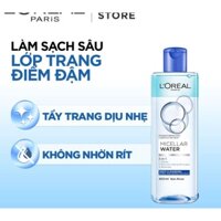 Nước Tẩy Trang L'Oreal 400ml sau trang điểm 3 In 1 Micellar Làm Sạch Sâu