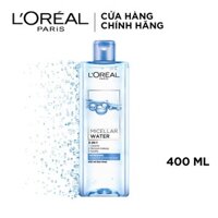 Nước Tẩy Trang L'Oreal Cho Da Dầu & Da Hỗn Hợp Micellar Water 3-in-1 Refreshing Even For Sensitive Skin 400ml