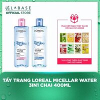 Nước tẩy trang Loreal Micellar Water 3in1 chai 400ml P506