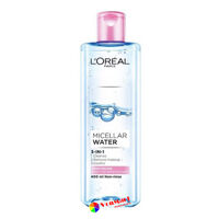 Nước tẩy trang L’Oreal Micellar Water 400ml, dưỡng ẩm, tẩy sạch lớp trang điểm, làm dịu da