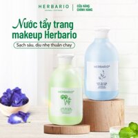 Nước tẩy trang makeup Herbario sạch sâu dịu nhẹ thuần chay