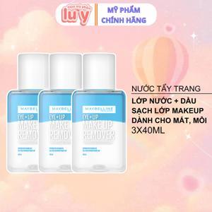 Nước tẩy trang mắt môi Maybelline Lip Eye Make Up Remover 40ml