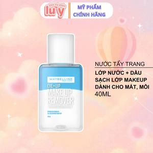 Nước tẩy trang mắt môi Maybelline Lip Eye Make Up Remover 40ml