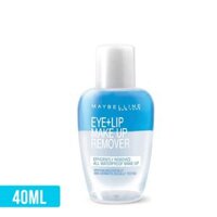Nước Tẩy Trang Mắt Môi MAYBELLINE EYE+LIP MAKE UP REMOVER 40ML