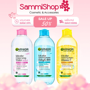 Nuớc Tẩy Trang Micellar Cleansing Water Garnier Hồng 400ml