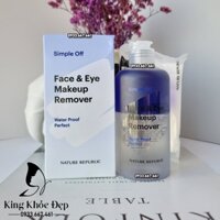 Nước Tẩy Trang Nature Republic Face & Eye Makeup Remover Water Proof Perfect